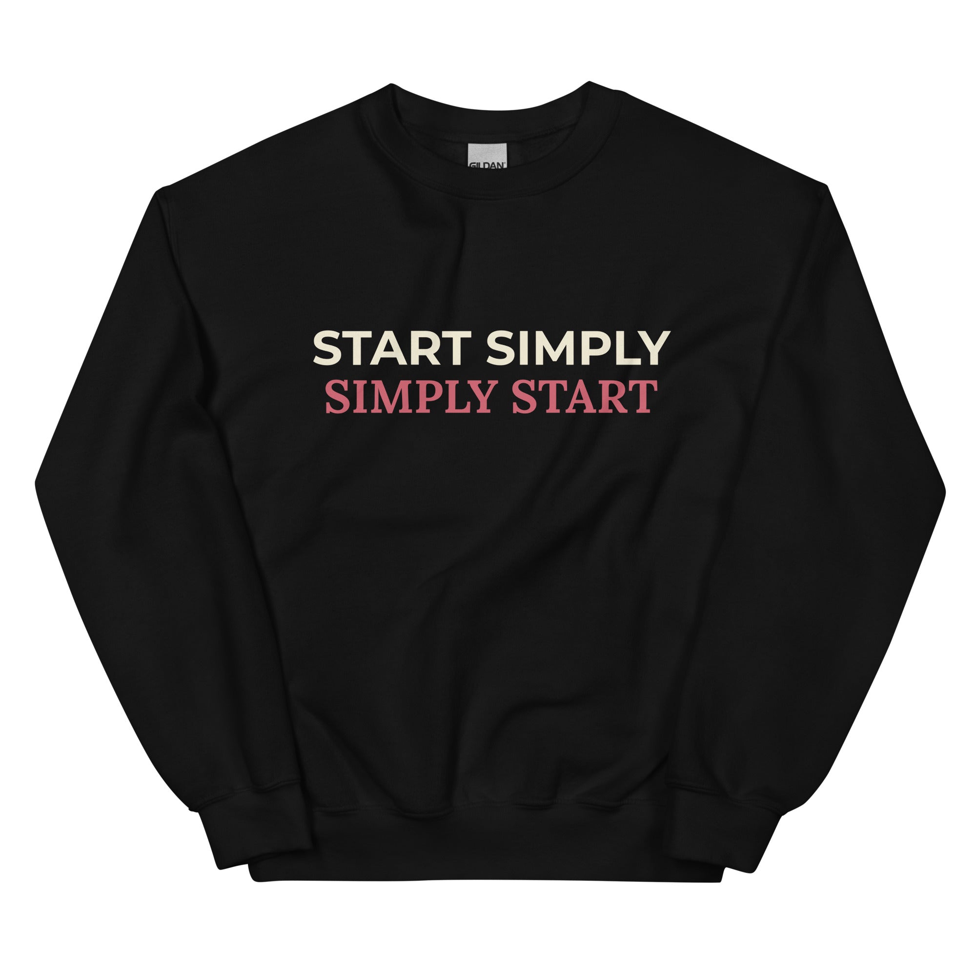 Start simply black sweatshirt